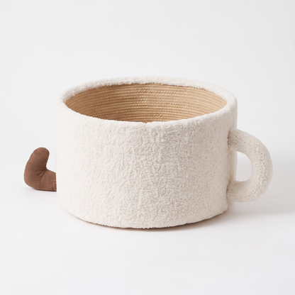 Cama con rascador para gatos